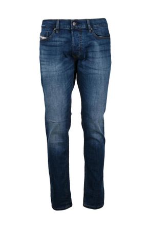 Diesel Blue Tepphar Skinny Cotton Elastane Jeans
