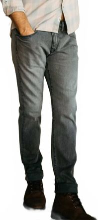 HIROSHI KATO Scissors Slim Tapered Jack Selvedge Jeans In Jett