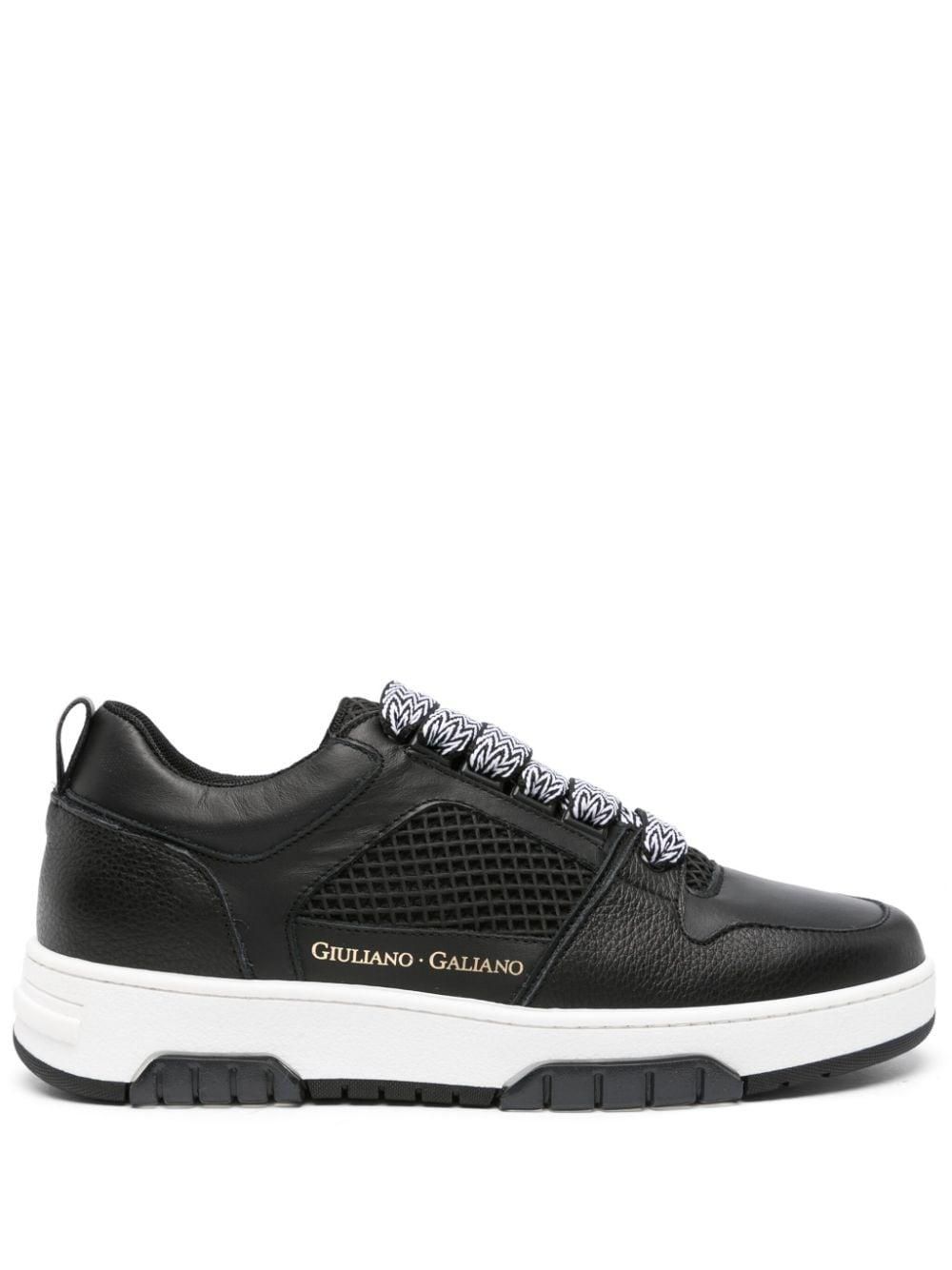 【関税&送料込】Giuliano Galiano Sneakers Black Giuliano Galiano Leather Lace Up Sneakers | Black | FARFETCH