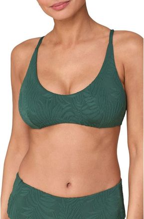 Andie Swim The Essex Bikini Top in Pine at Nordstrom, Size X-Small