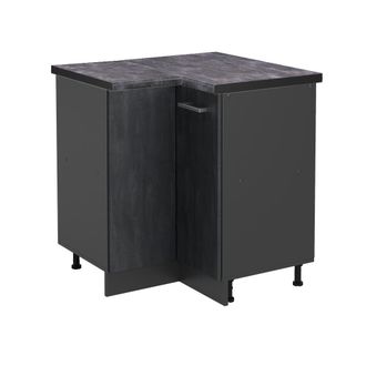 Vicco Armario De Esquina R-line, Hormig&oacute;n Negro, 75.6 Cm Et Antracita