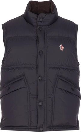 Moncler Aul padded gilet - men - Polyester/Spandex/Elastane/Down/Feather/Polyester - 3 - Black