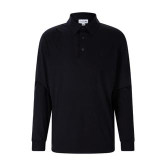 Lacoste Polo de manga larga - Tops - Hombre - Azul - M