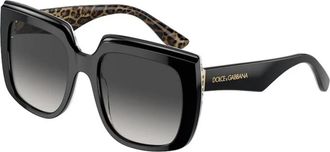 Dolce & Gabbana Zwarte Gradient Zonnebril - unisex - Zonnebrillen - Zwart - 54 MM - Accessoires