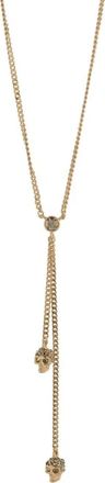 Alexander McQueen Alexander McQueen Halsketten - Double Wrap Skull Necklace - Gr. unisize - in Gold - für Damen