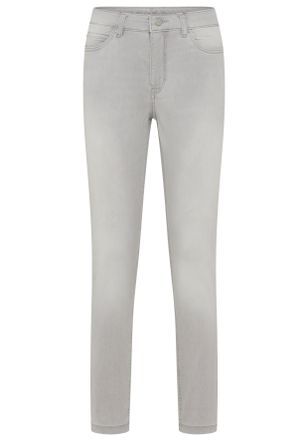 MAC Broeken Skinny-fit-Jeans MAC Dream Skinny, Damen, Gr. 32, L&auml;nge 30, midgrau destroyed wash, Jeans, Obermaterial: 89% Baumwolle, 9% Polyester, 2% Elasthan, seh