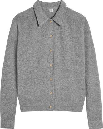 Toteme Cashmere Cardigan - Grey - S (UK8-10 / S)