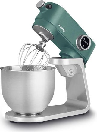 H.Koenig Hkoenig Km128 Batidora Amasadora Profesional, 800 W, Capacidad 5 L, 8 Velocidades, Hasta 1,5 Kg De Masa, Cabeza Reclinable Y M&oacute;vil, Pizza, Reposter&iacute;a,