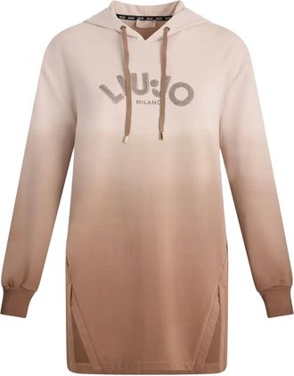 Liu Jo Felpa con strass - Marrone