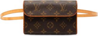 Louis Vuitton Marsupio Pochette Florentine con monogramma 2000 - Marrone
