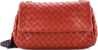 Bottega Veneta Expandable Chain Intrecciato Nappa Small crossbody bag - Bruin
