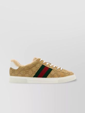 Gucci suede low-top sneakers