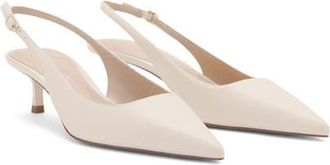 Mango Mona Slingback Pump in Ecru at Nordstrom, Size 9.5Us