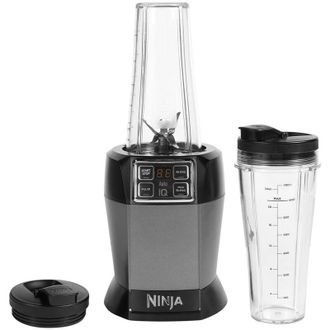 Ninja Batidora De Vaso Individual, 1000 W, 2 Programas Autom&aacute;ticos, Batir, Max Blend, Pulsar, 2 Vasos De 700 Ml Con Tapa, Tecnolog&iacute;a Auto-iq, Piezas Aptas P