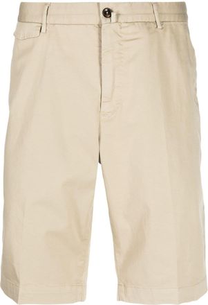 Pantaloni Torino pressed-crease bermuda shorts - men - Cotton/Elastane - 58 - Brown