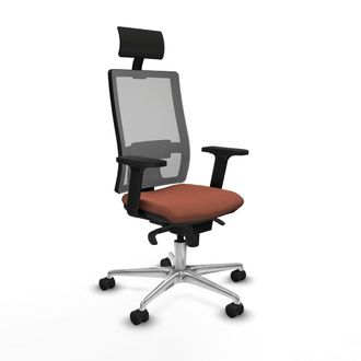 Piqueras y Crespo Piqueras Et Crespo Horna Silla De Oficina Marr&oacute;n Ajustable