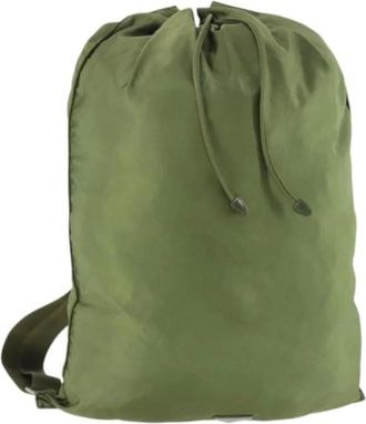 Prada Pre-owned Nylon Rugzak - Dames - Vintage Rugzakken - Groen - ONE Size - Nylon - Vintage