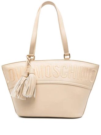 Love Moschino Women Poljc4285pp0mkj0104u Shoulder Bag, Beige, 44x23x10