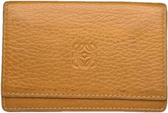Loewe Pre-owned Wallets, female, Orange, Size: ONE SIZE Pre-owned Leather Wallet