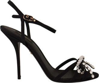 Dolce & Gabbana High Heel Sandalen - Dames - Sandalen met hakken - Zwart - 41 EU - Schoenen