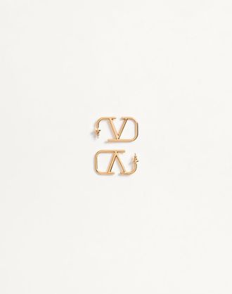 Valentino Garavani Orecchini VLogo Signature In Metallo Donna ORO UNI