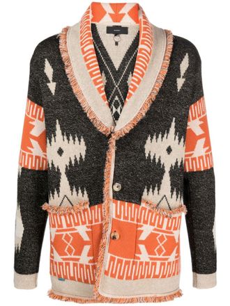 Alanui Cardigan con scollo a V - Nero