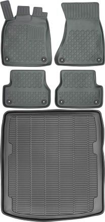 OEM Juego De Alfombrillas Para Coche Y Maletero Para Audi A6 C7 Sed&aacute;n (2011-2018)