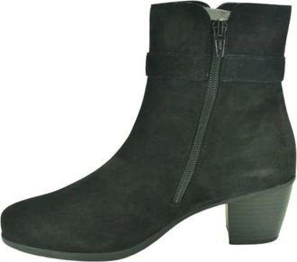 Gabor Daim Botje + Gar. 4cm - Dames - Cowboylaarzen - Zwart - 34 EU - Schoenen