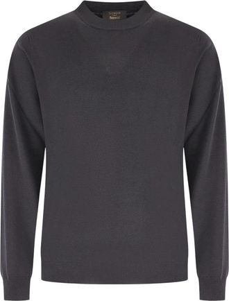 Zanone Trui met ronde hals - Heren - Ronde hals truien - Grijs - 2XL - Wol - Truien & Vesten
