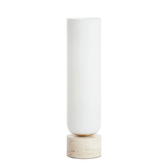 Light & Living L&aacute;mpara De Mesa - Rylano - Natural - Vidrio - - Light&living