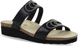 Naot Ainsley Arch Pro Sandal in Black Leather at Nordstrom, Size 10Us