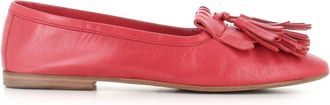Henderson Leren pantoffel - Dames - Ballerinas - Rood - 38 EU - Leer - Schoenen
