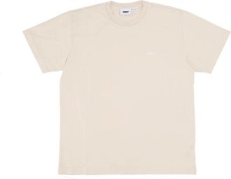 Obey Pigment Clay Korte Mouw Tee - Heren - T-shirts - Beige - XL - Katoen - Tops