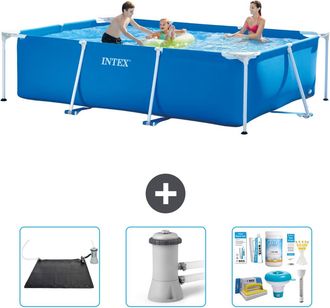 Intex Piscina Con Estructura Rectangular - 300x200x75 Cm - 6-piezas S22353