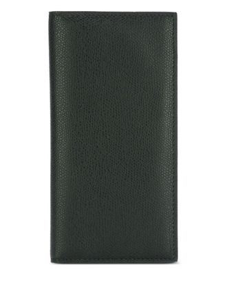 Valextra Vertical wallet - men - Calf Leather - One Size - Black