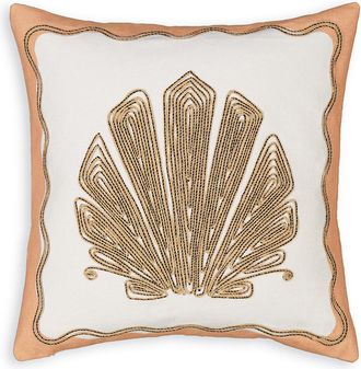 La Redoute Interieurs Kussenhoes 45x45 cm, Schelp