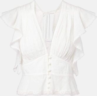 Poupette St Barth Blusa Romy in cotone