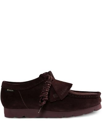 Clarks Wallabee lace-up shoes - men - Calf Suede/Calf Leather/Rubber - 10.5 - Purple