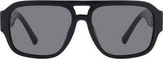 Dolce & Gabbana Dark Grey Pilot Mens Sunglasses DG4506 501/87 58