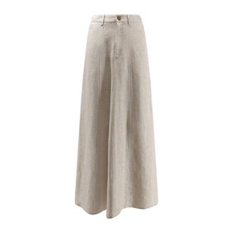 Alysi Midi Skirts, female, Beige, Size: XS Midi Skirt