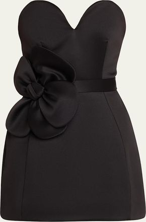 Marc Jacobs Satin Daisy Belted Dress