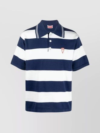 Kenzo striped cotton polo shirt