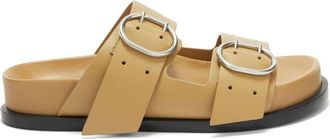 Jil Sander Buckled Leather Sandals - Womens - Sheepskin/CALFSKIN
