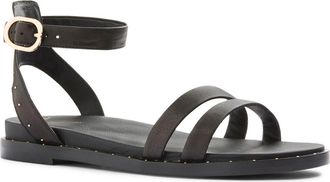FRANKiE4 Patterson Ankle Strap Sandal in Black at Nordstrom, Size 7.5