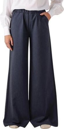 Janice Dames, Broeken, Blauw, Maat: XL