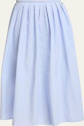 Proenza Schouler Austin A-Line Technical Cotton Skirt