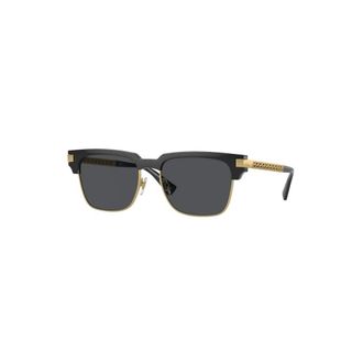 Versace Sunglasses, unisex, Black, 55 MM, Authentic Glasses with Top-Notch Service