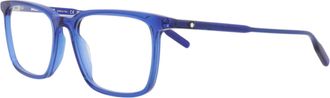 Montblanc Montblanc Mens 53 mm Blue Eyeglasses