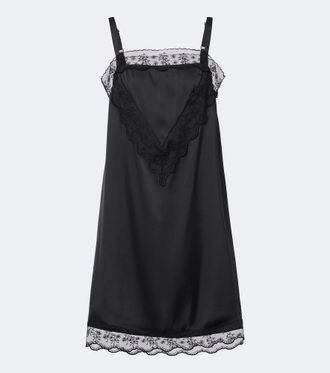Simone Rocha Lace-trimmed minidress