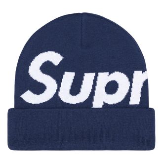 SUPREME Big Logo Beanie Navy SUP-FW23-2437